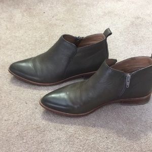 Corso Como Olive Green Ankle Boots